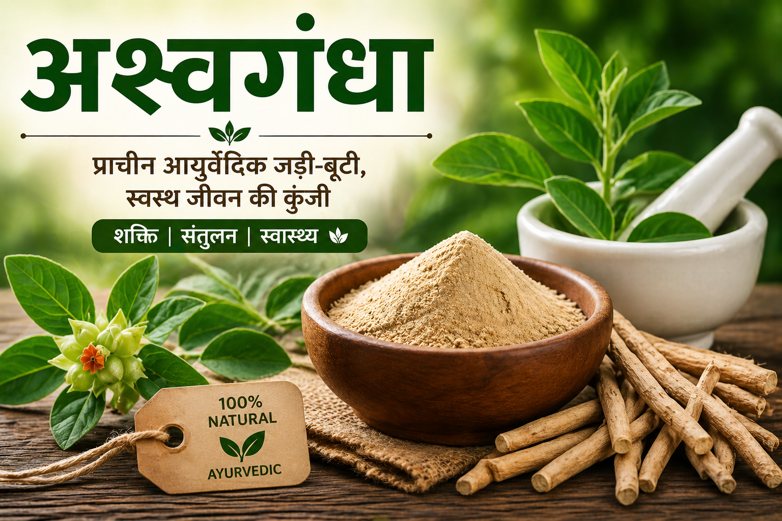 Read more about the article अश्वगंधा के फायदे, उपयोग और संपूर्ण जानकारी (Ashwagandha Health Benefits in Hindi)