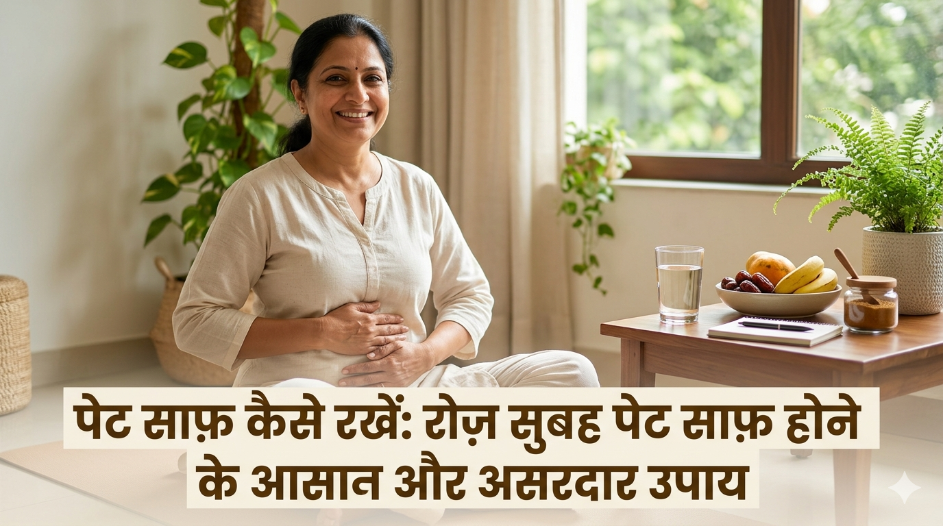 Read more about the article पेट साफ कैसे रखें: रोज़ सुबह पेट साफ होने के आसान और असरदार उपाय