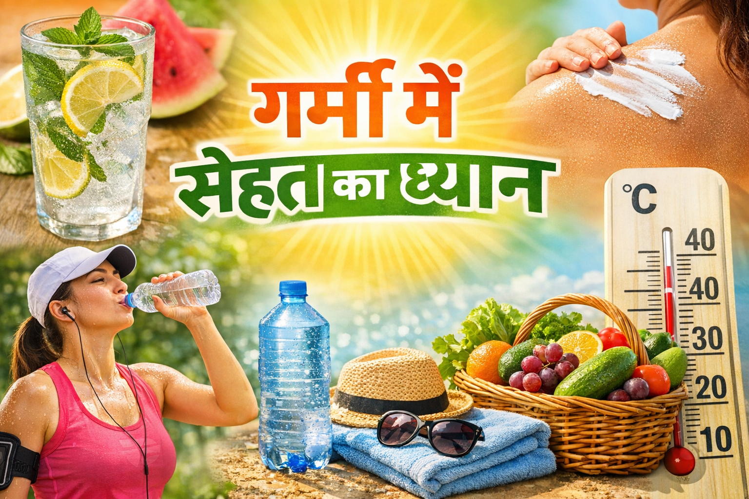 Read more about the article गर्मी में सेहत का ध्यान कैसे रखें